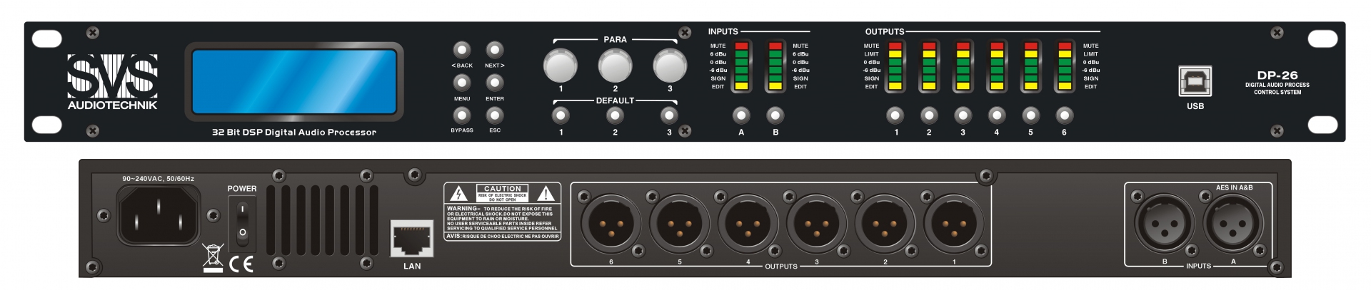 SVS Audiotechnik DP-26 Цифровой процессор: 2 входа 6 выходов в Белебее