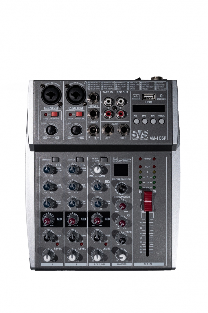 SVS Audiotechnik mixers AM-4 DSP Аналоговый микшерный пульт, 4-канала в Белебее