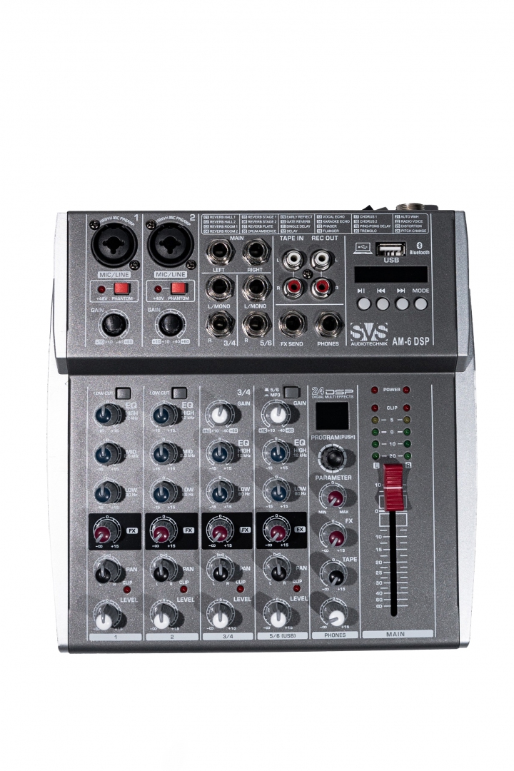 SVS Audiotechnik mixers AM-6 DSP Микшерный пульт аналоговый, 6-канальный SVS Audiotechnik mixers в Белебее
