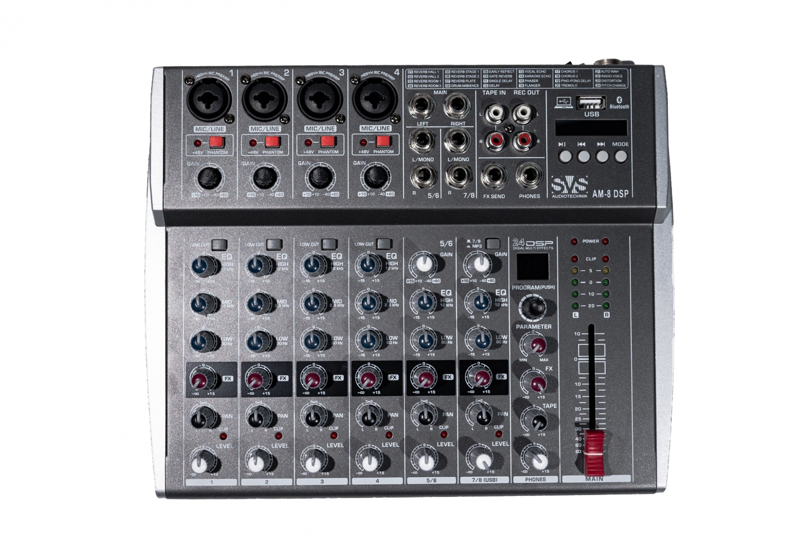 SVS Audiotechnik mixers AM-8 DSP Микшерный пульт аналоговый, 8-канальный в Белебее
