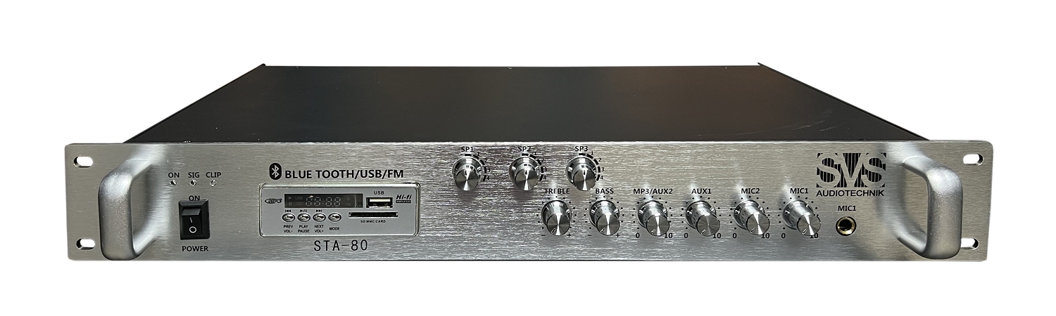 SVS Audiotechnik STA-80 Микшер-усилитель для систем Public Address в Белебее